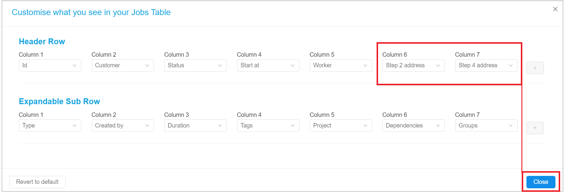 Job_List_customise_columns_close_to_save_changes.png