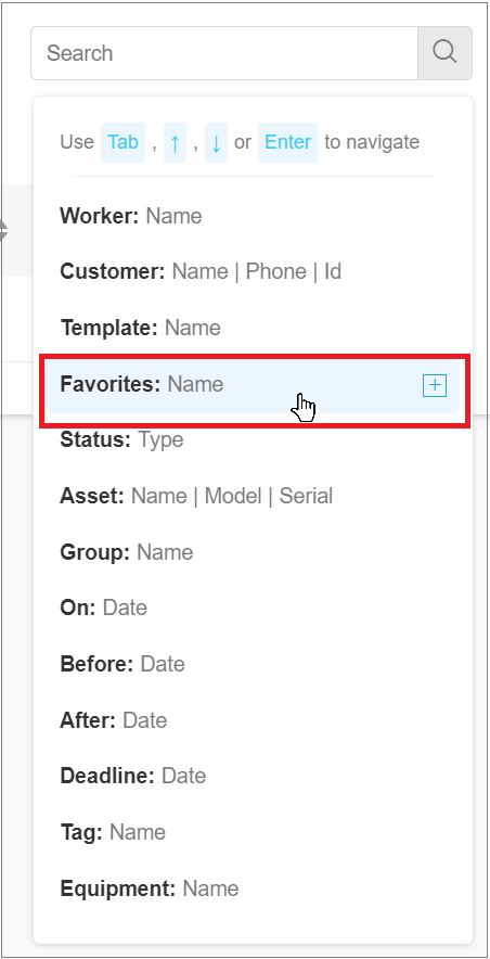 Select_favorite_filter_from_menu_1.png