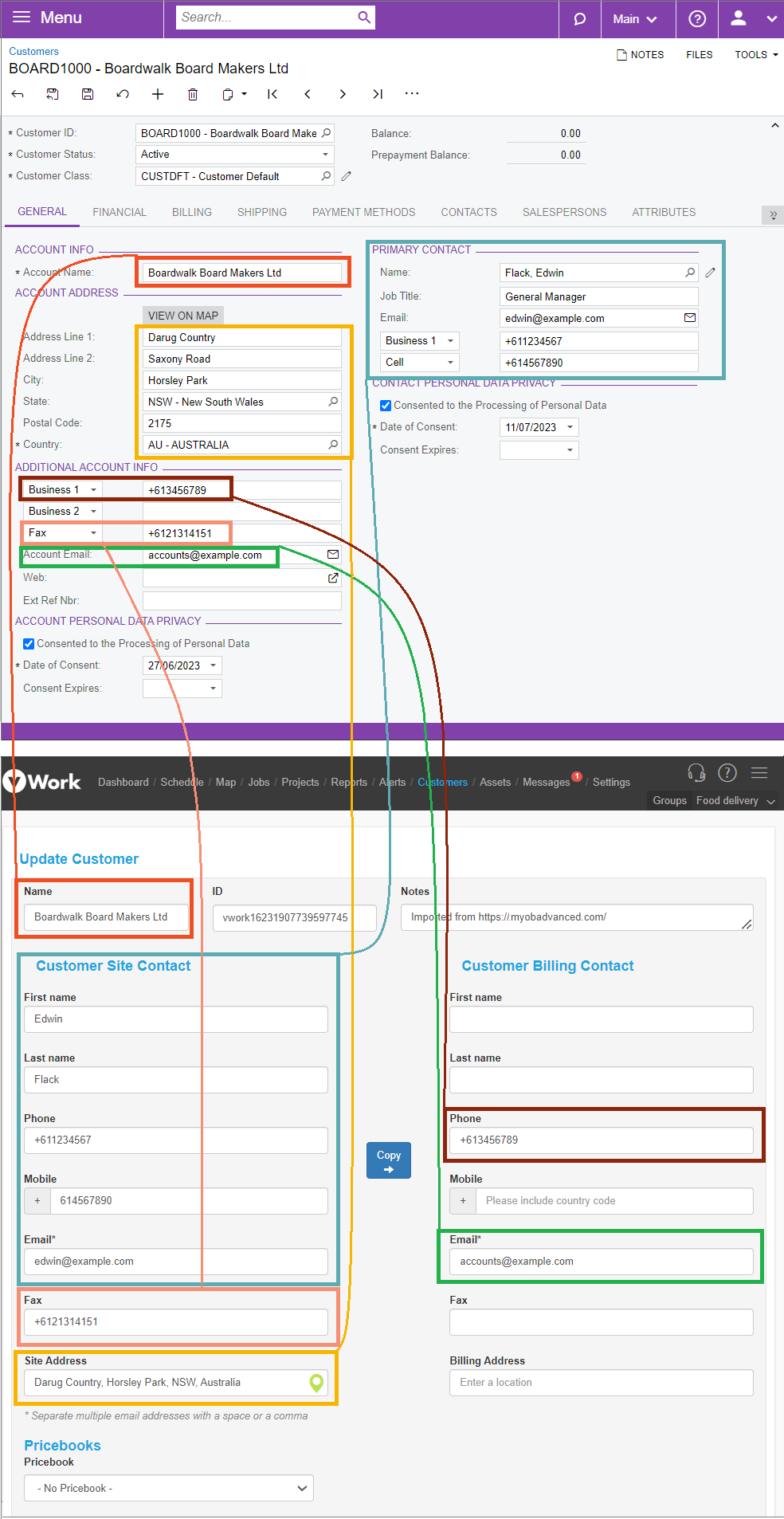 MYOB Advanced Matching fields All.png