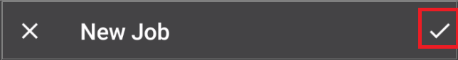 Android create a job New Job banner save the job.png