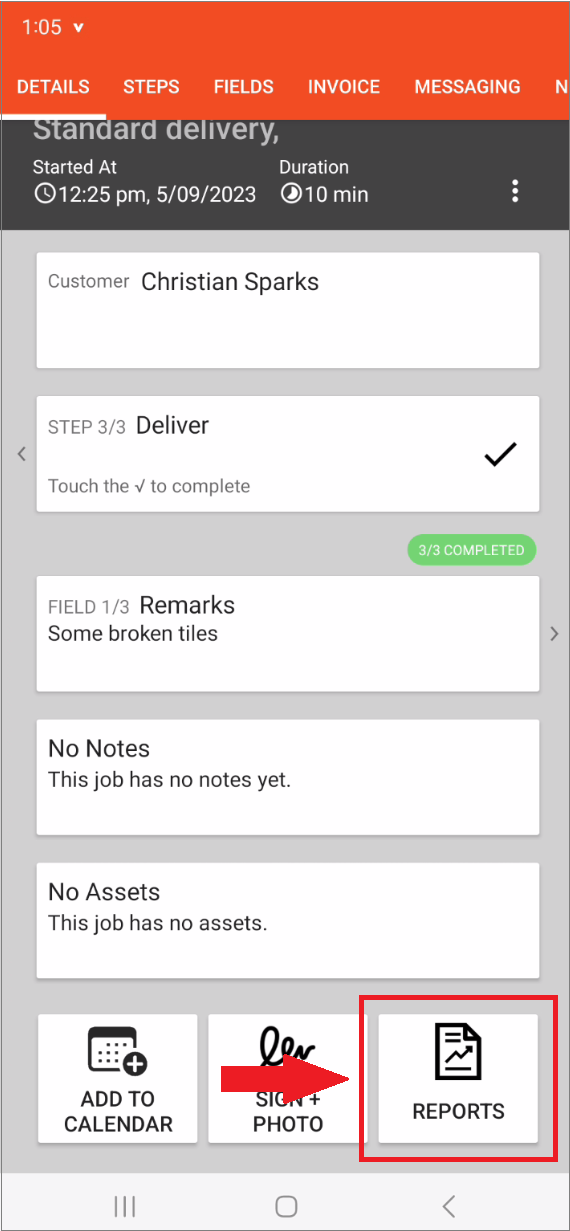 Android -Open report options 1.png