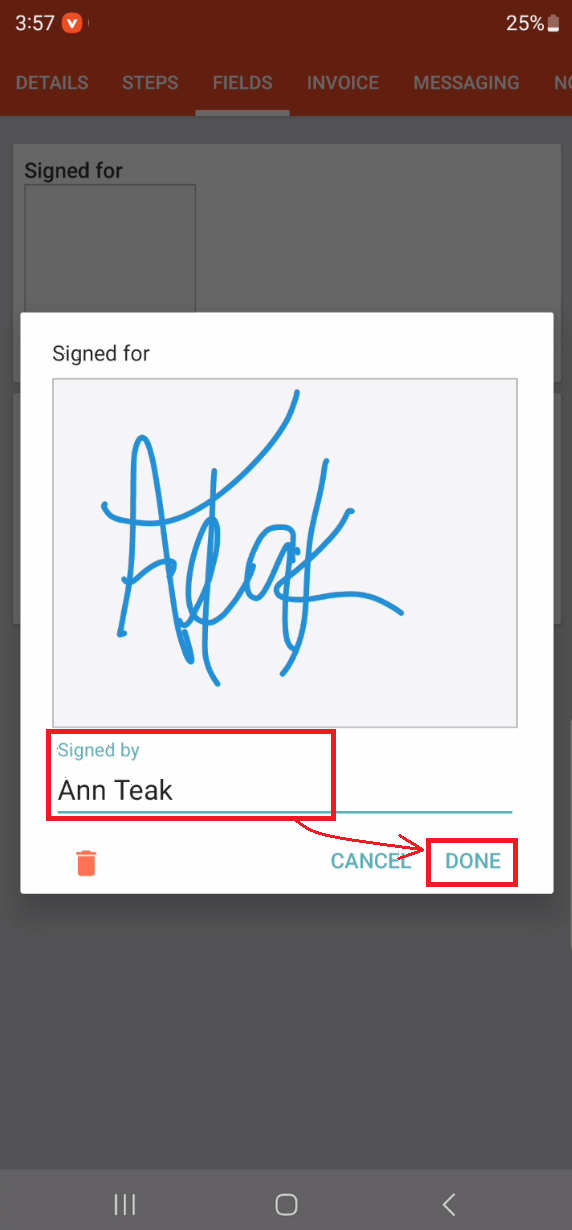 Android Fields screen signature captured name captured done.png