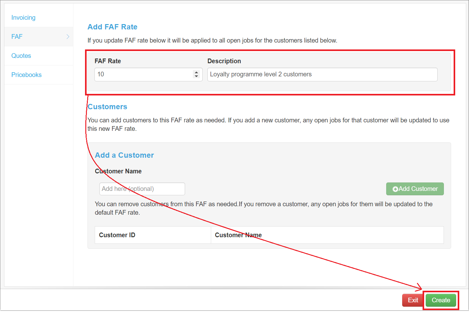 Create customer-specific rate.png