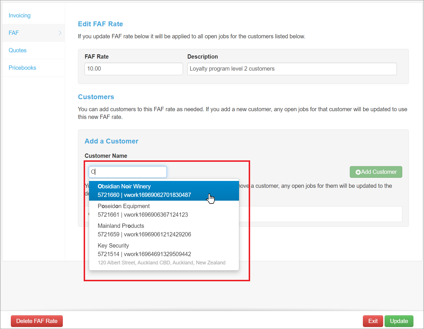 Add customers to rate 2 - select customer.png