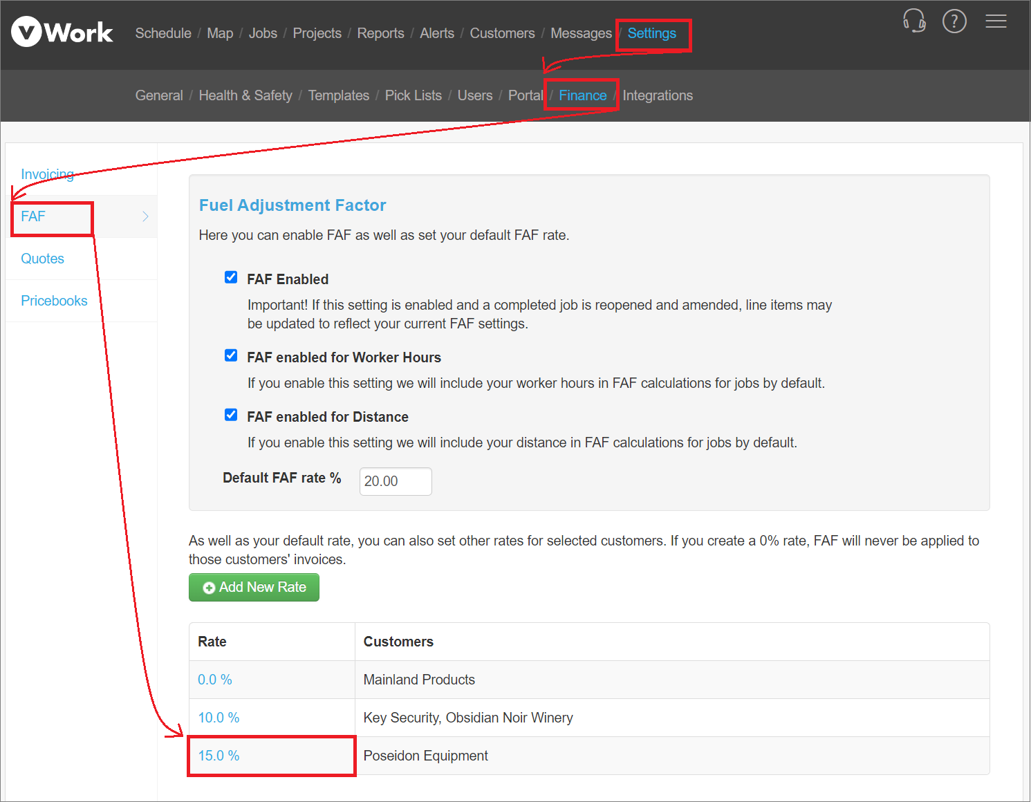 Change a customer specific FAF rate 1.png