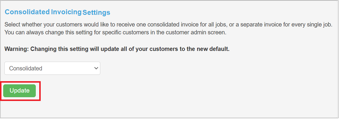 Integration settings  Invoice Consolidation  - Update default.png