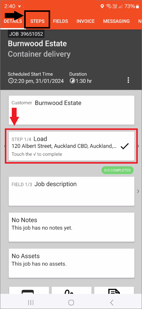Android Open the Steps screen.png