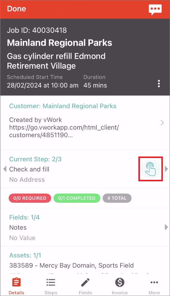 iOS Details screen cmplete current step.png