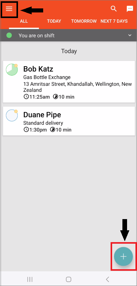 Android Jobs screen create a job options.png