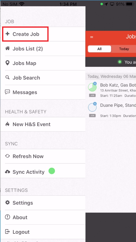 Create a job menu item.png