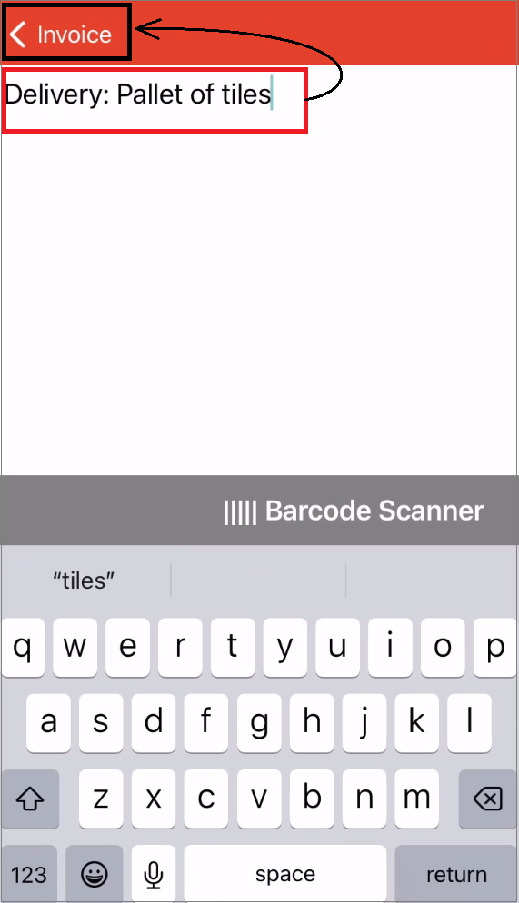 iOS Type invoice description.png