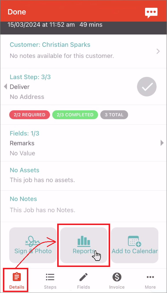iOS tap Reports.png