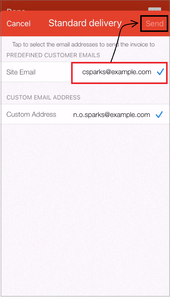 iOS tapemail addresses selected for reports.png