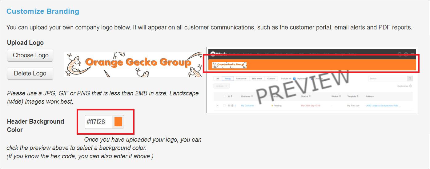 Branding uploaded  background color selected.png