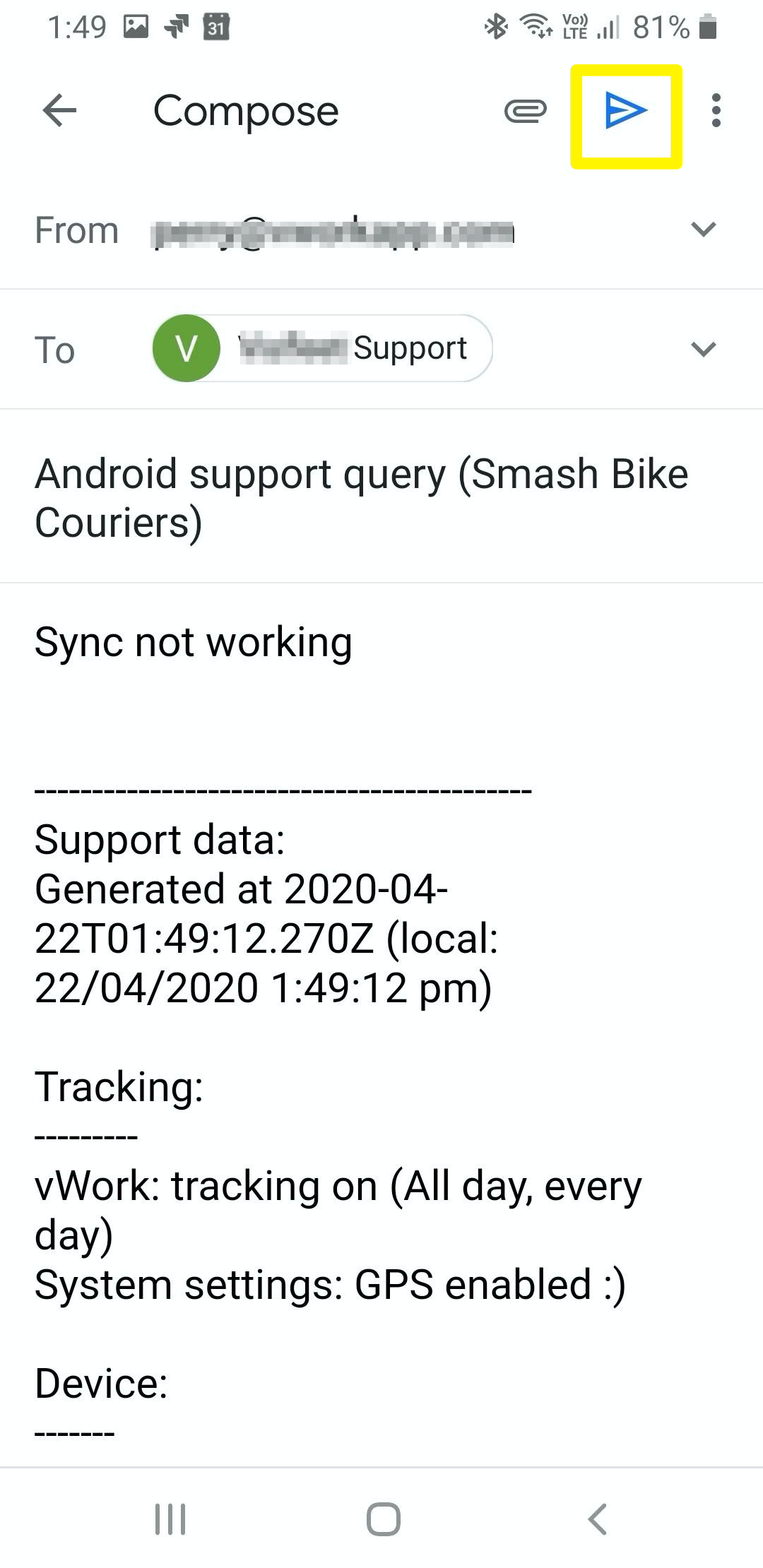 android support