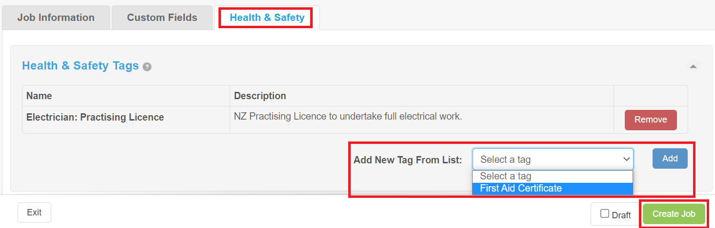 Health_and_Safety_add_tag_to_Job.png